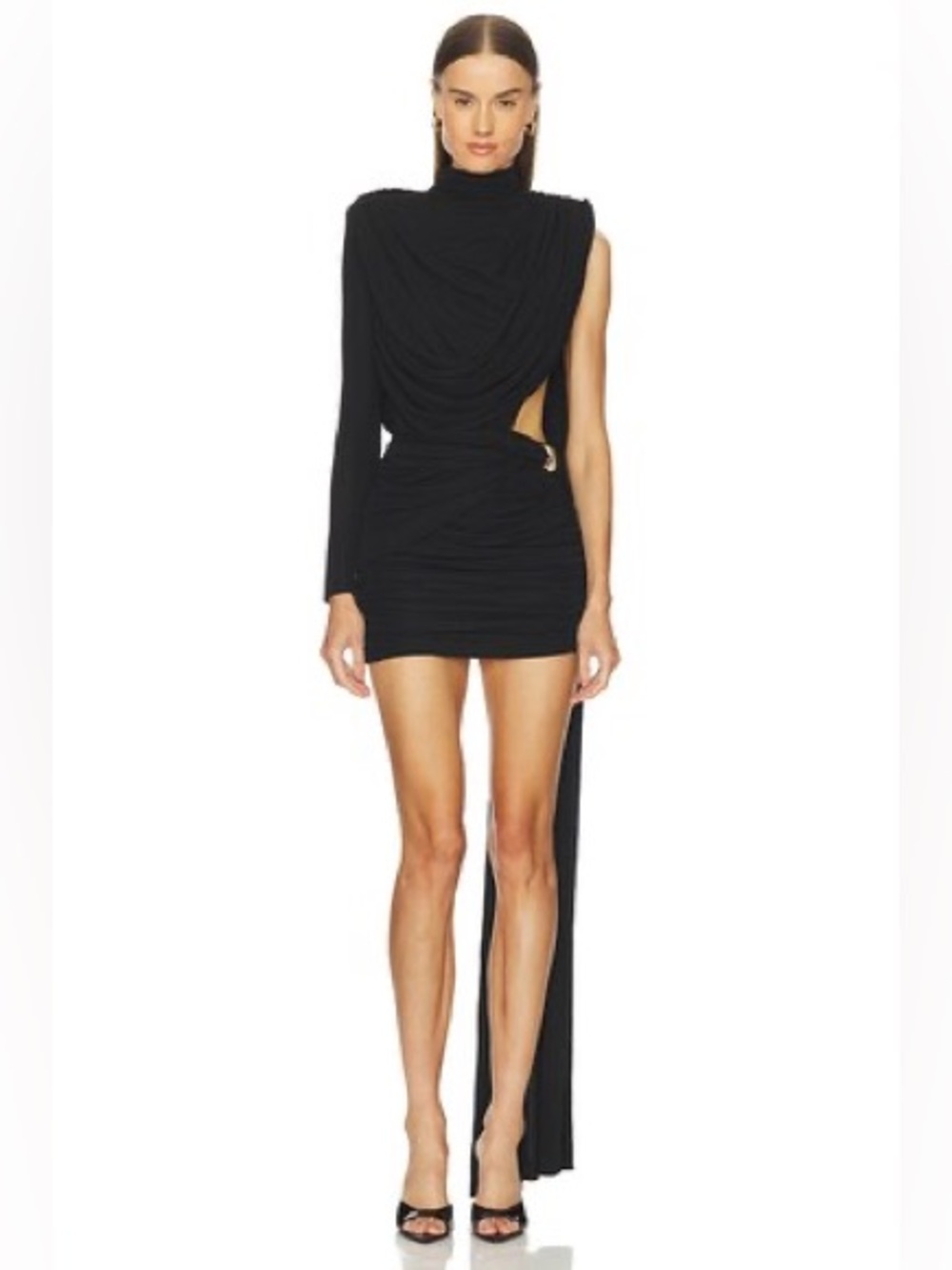 Michael Costello 
 Amaro Mini Dress in Black